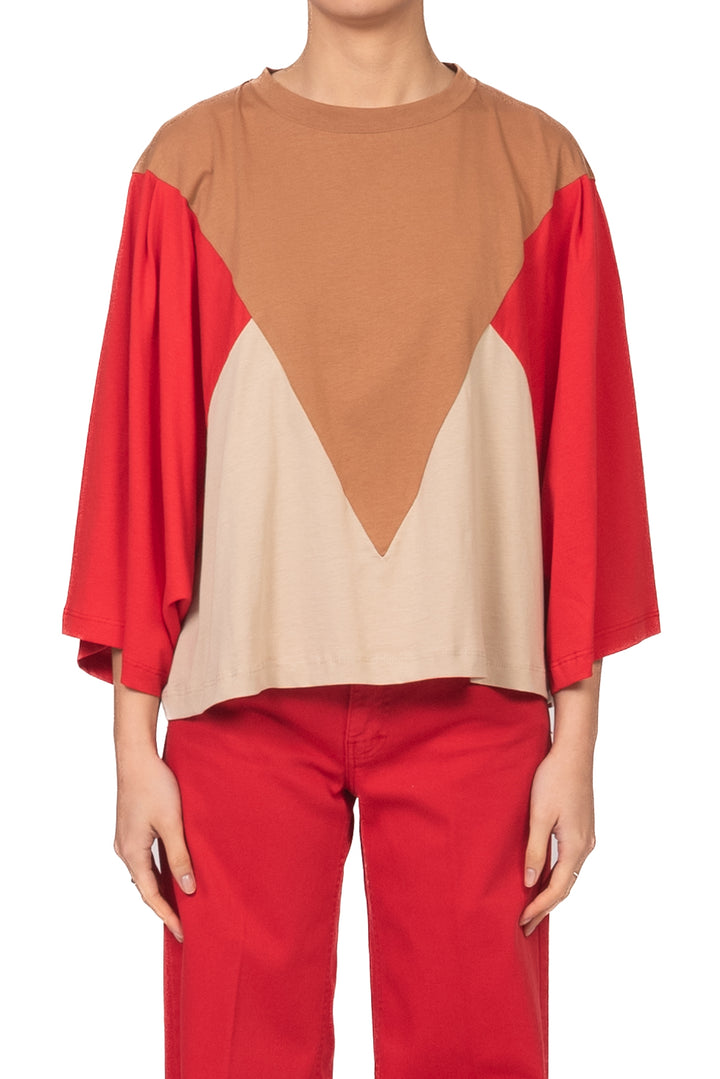 Tensione In - T-shirt over manica pipistrello Art. PE260181