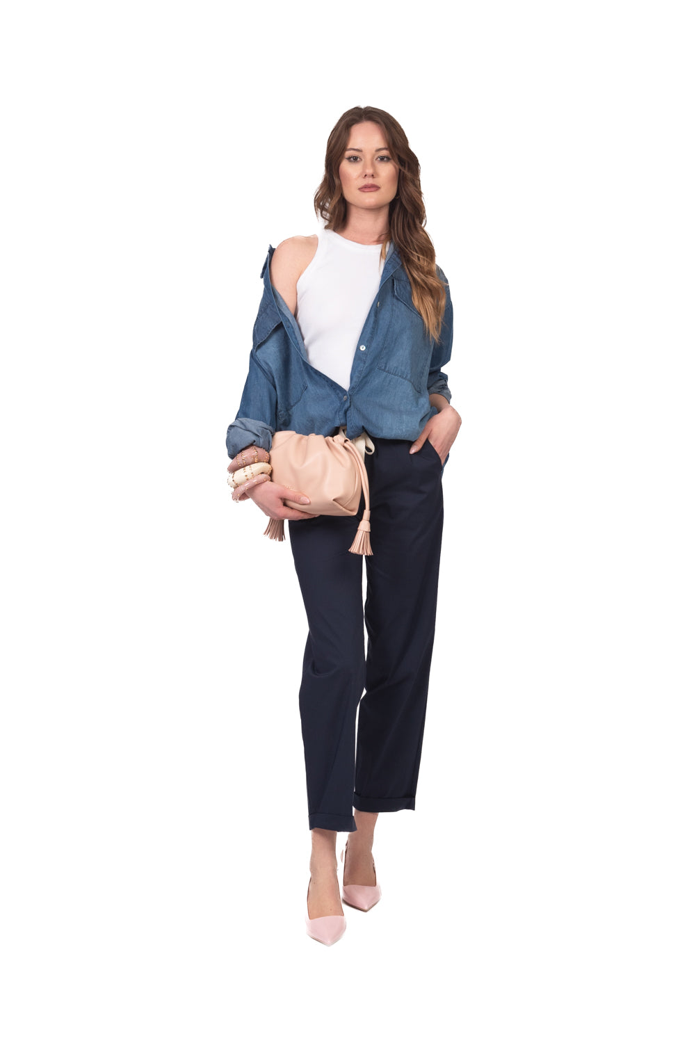 Vicolo - Camicia in chambray Art. TAB1879