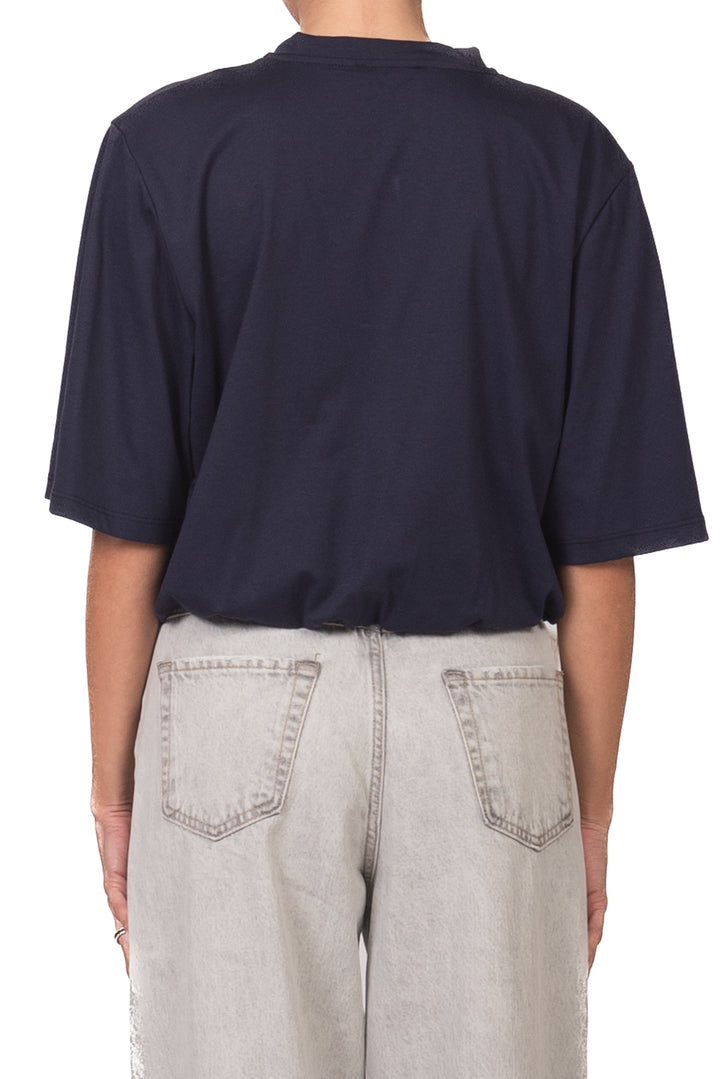 Motel - T-shirt palloncino con tasca paillettes Art. 39022G