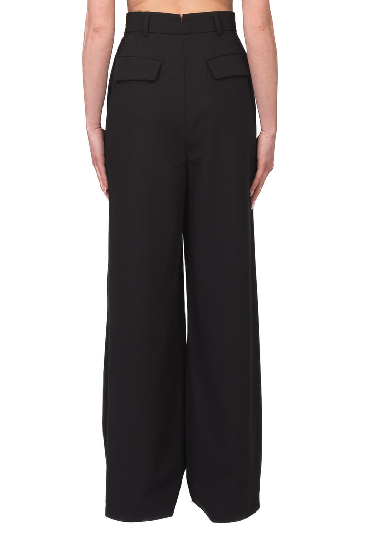 Tensione In - Pantalone palazzo chiusura asimmetrica Art. 26P4364