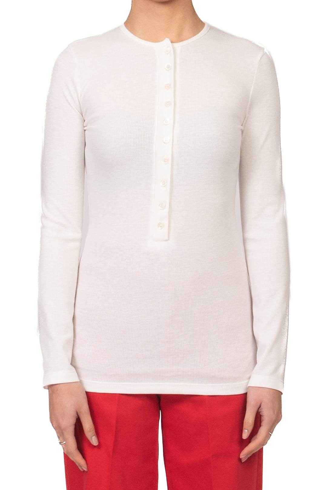 Vicolo - T-Shirt serafino a costine Art. UAB0073