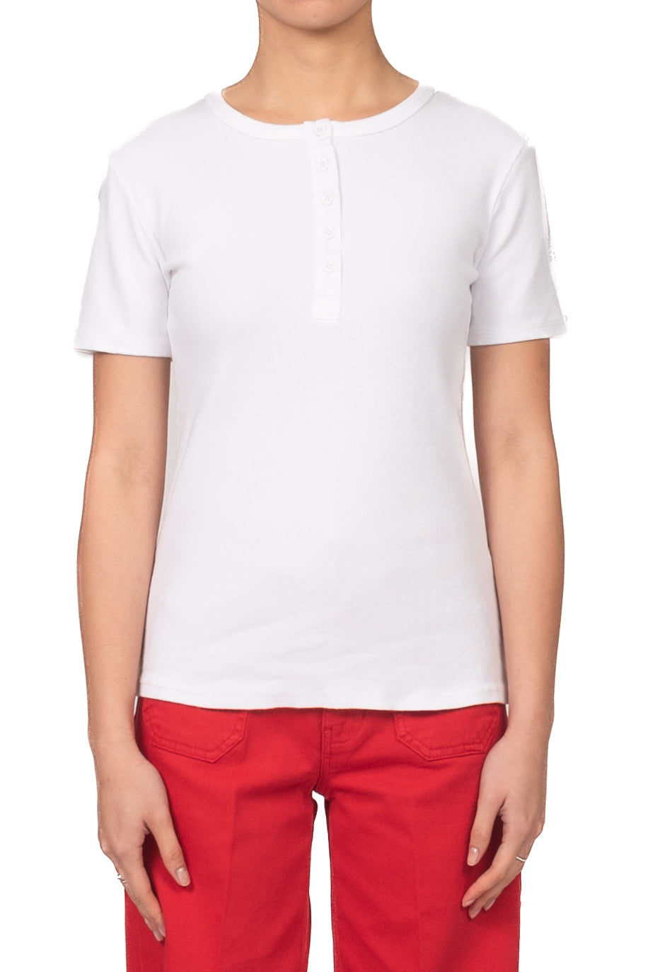Tensione In - T-shirt serafino a costine Art. 21006