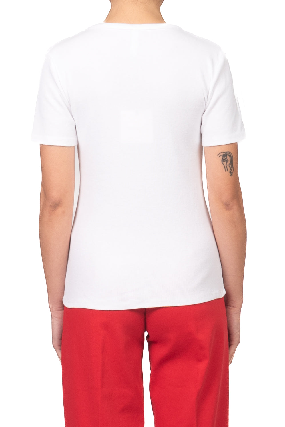 Tensione In - T-shirt serafino a costine Art. 21006