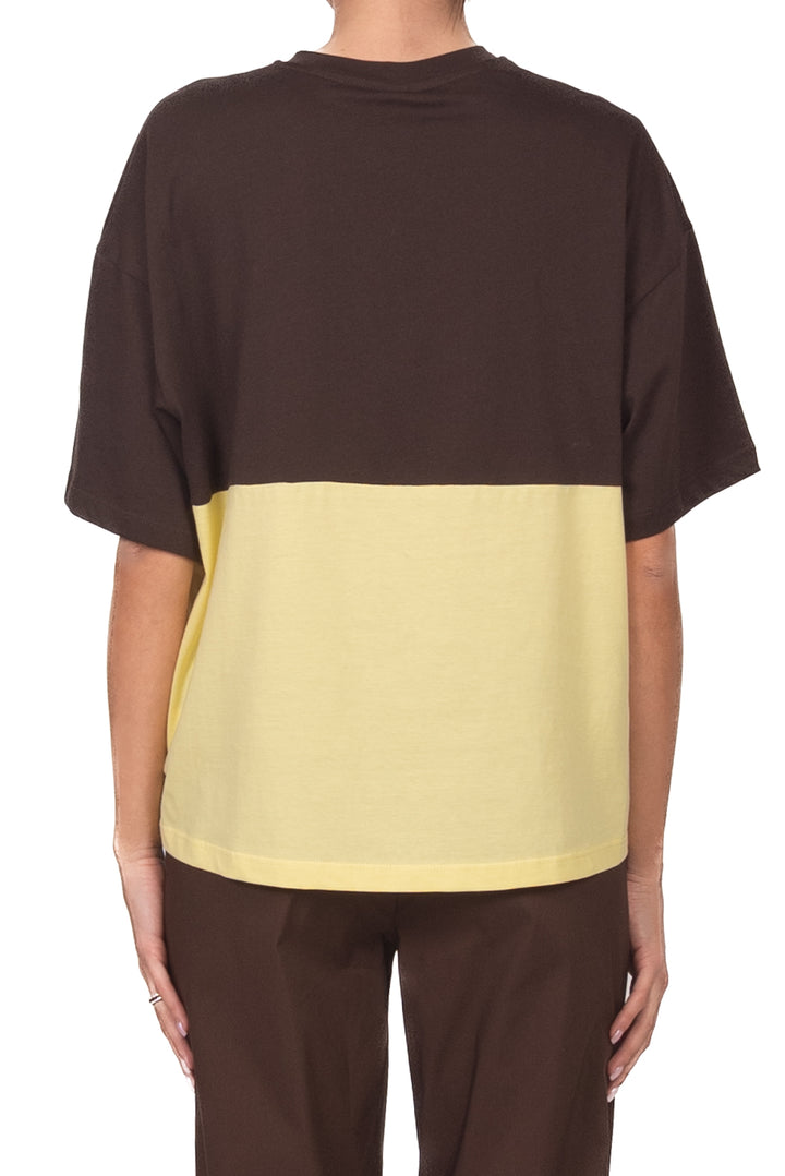 Tensione In - T-shirt serafino bicolore Art. 26M4726