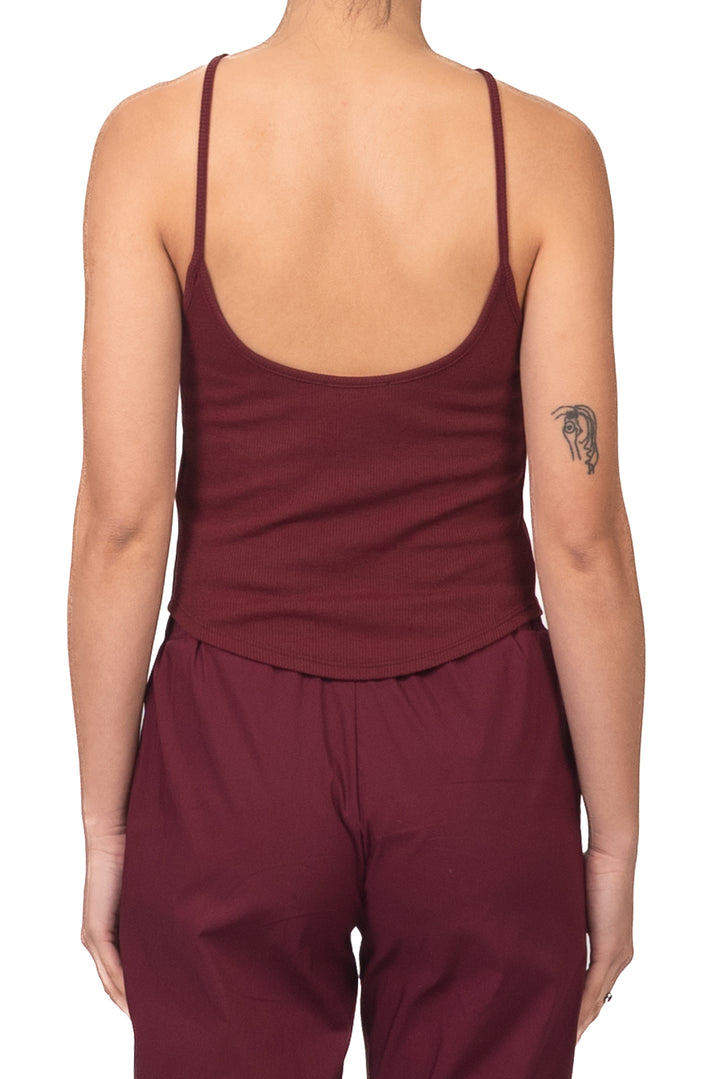 Vicolo - Top costine scollo americano Art. UAB0303