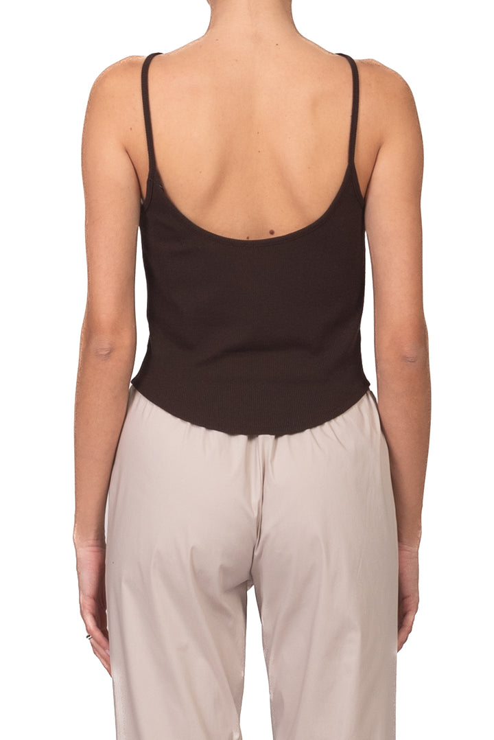 Vicolo - Top costine scollo americano Art. UAB0303