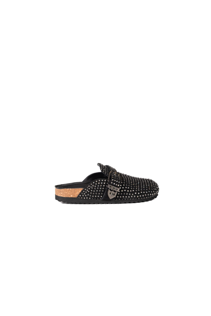 Ovyé - Sabot scamosciato con strass Art. AM4188CAM