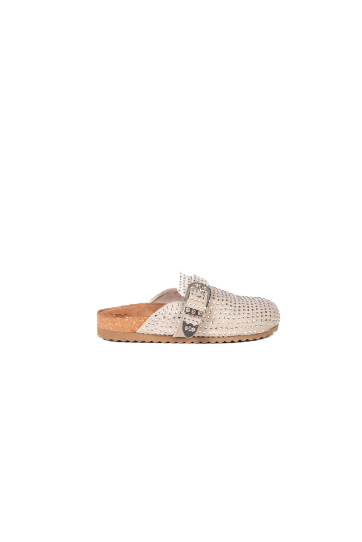 Ovyé - Sabot scamosciato con strass Art. AM4188CAM