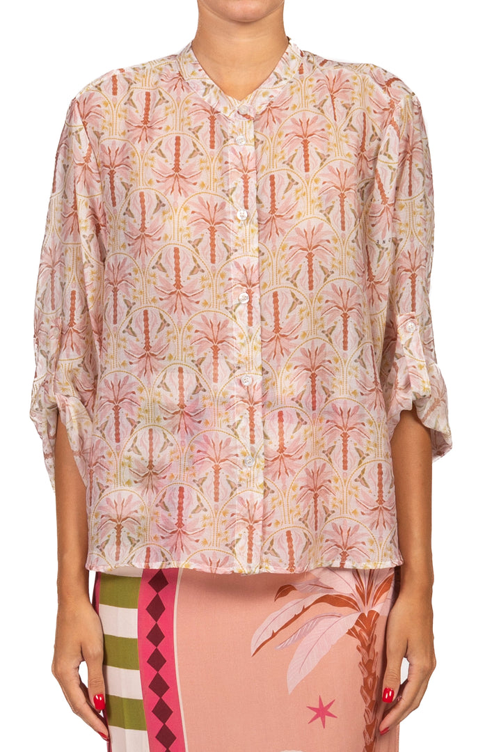 Have One - Camicia in mussola fantasia palme Art. CVS-Q508