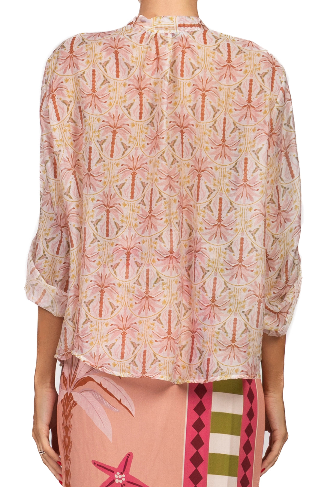 Have One - Camicia in mussola fantasia palme Art. CVS-Q508
