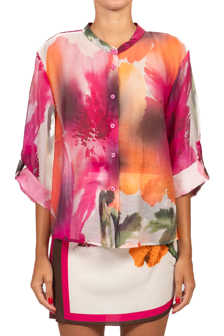Have One - Camicia in mussola fantasia floreale  Art. CVS-Q503