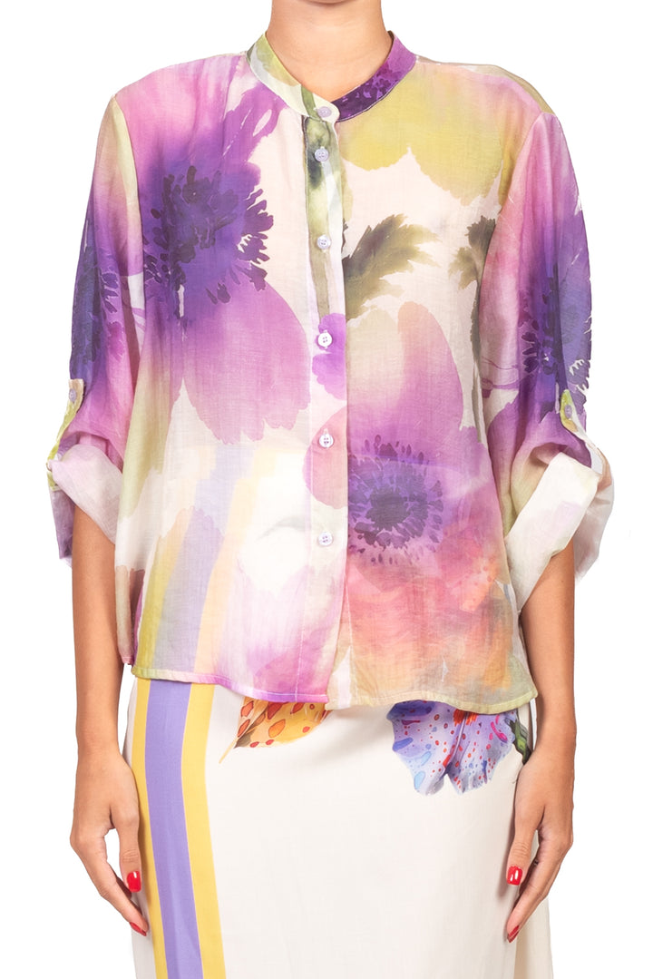 Have One - Camicia in mussola fantasia floreale  Art. CVS-Q503