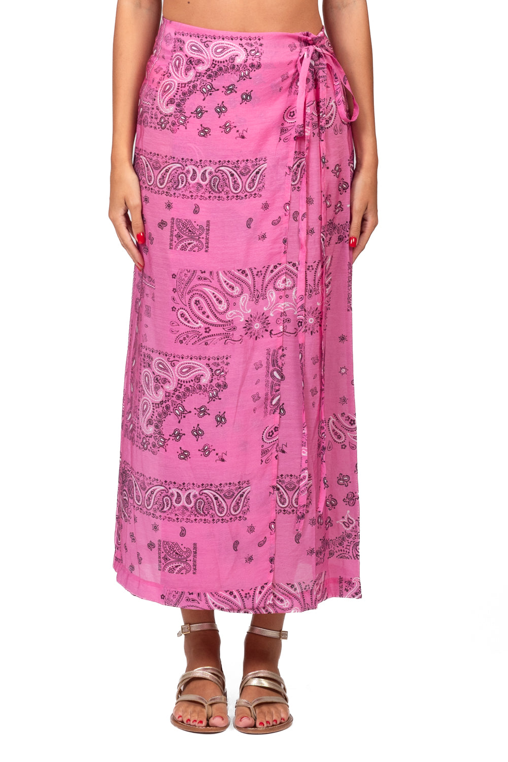 Vicolo - Set costume e gonna pareo lunga  stampa bandana Art. TAB3415