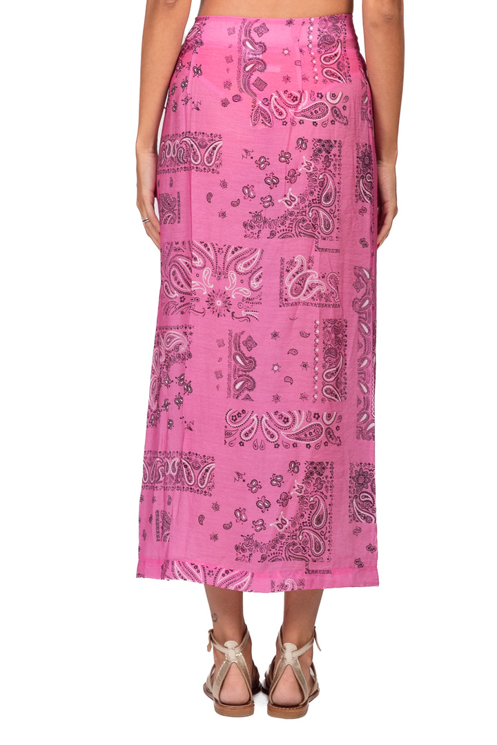 Vicolo - Set costume e gonna pareo lunga  stampa bandana Art. TAB3415