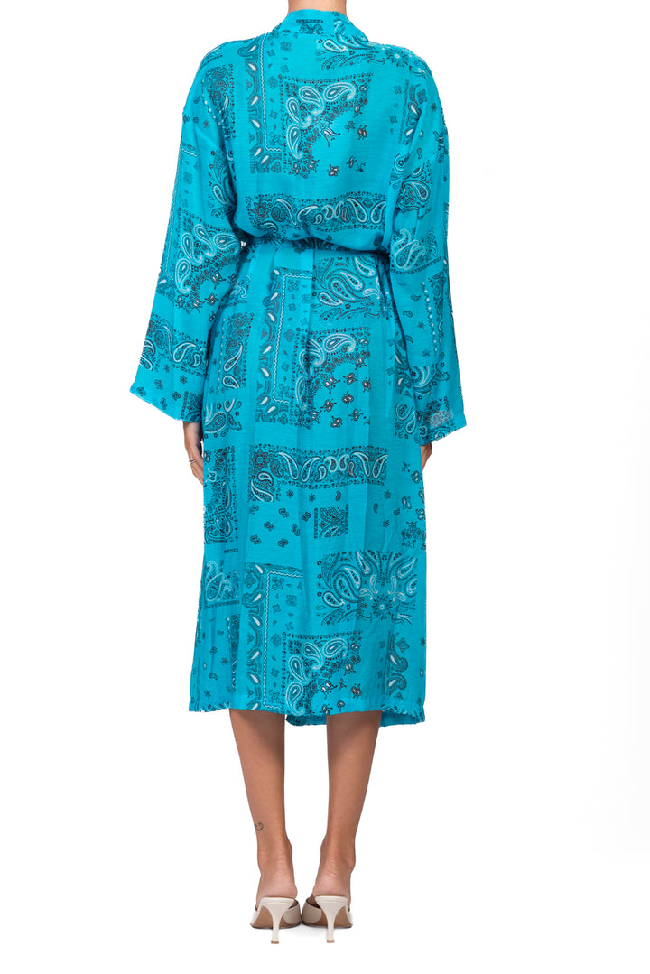 Vicolo - Kimono lungo stampa bandana Art. TAB3366