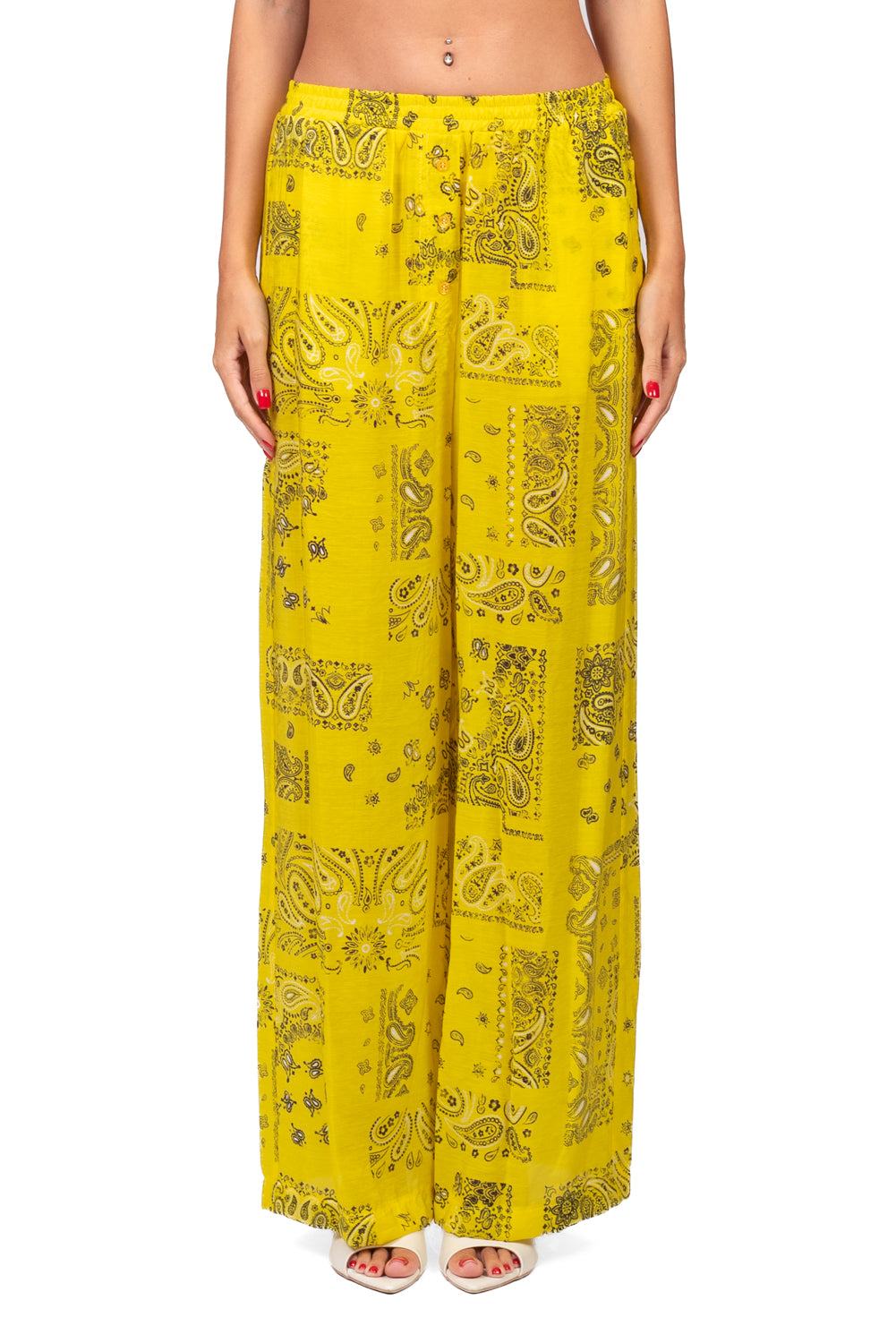 Vicolo - Completo kimono e pantalone palazzo fantasia bandana Art. TAB3414
