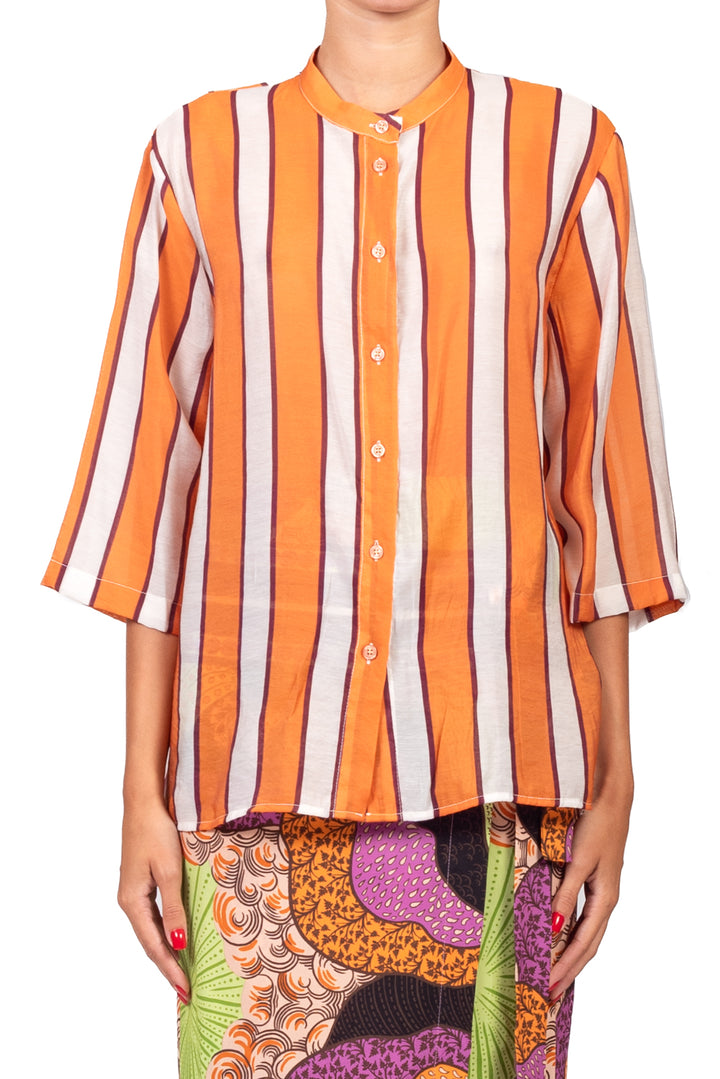 Dixie - Camicia mussola rigata Art. CFRN1JZ