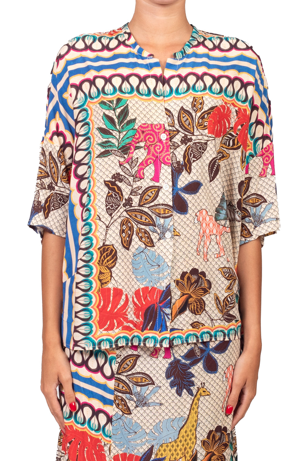 Vicolo - Camicia mezza manica fantasia  Art. TAB3431