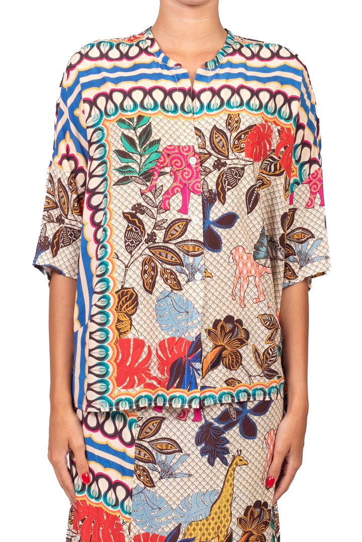 Vicolo - Camicia mezza manica fantasia  Art. TAB3431