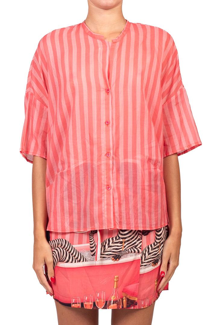 Vicolo - Camicia in mussola rigata Art. TAB3437