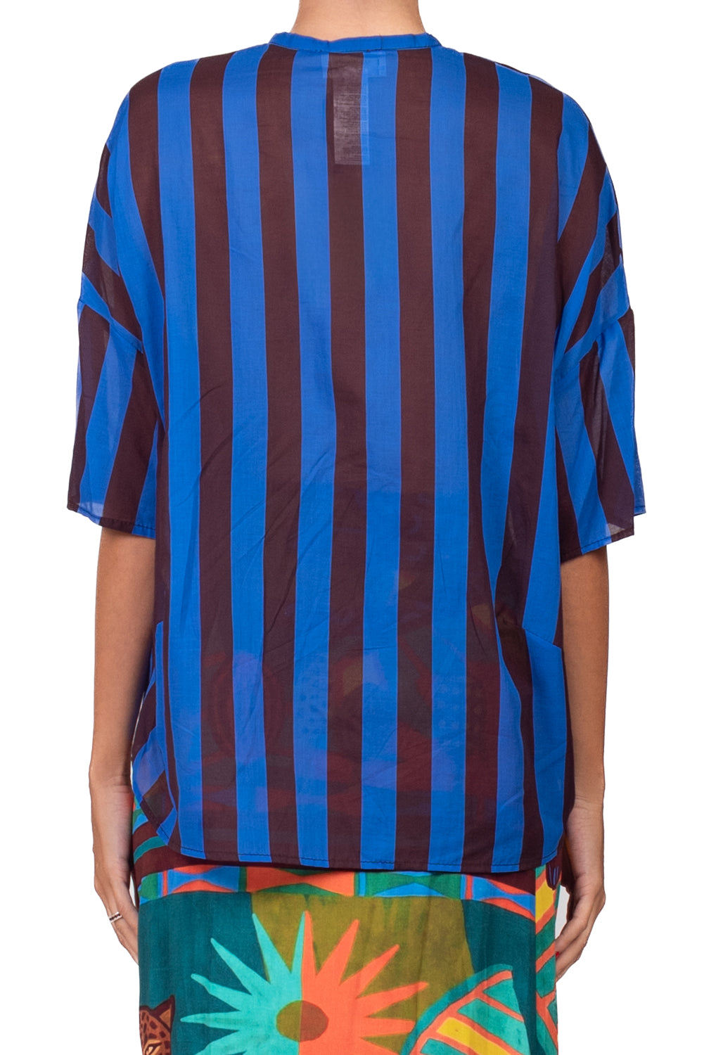 Vicolo - Camicia in mussola rigata Art. TAB3435
