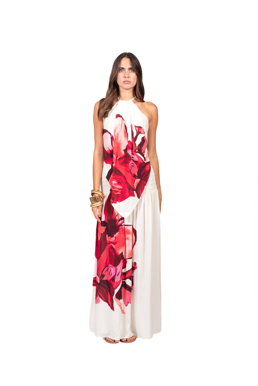Tensione in - Gonna Lunga fantasia fiore Art. PE260518