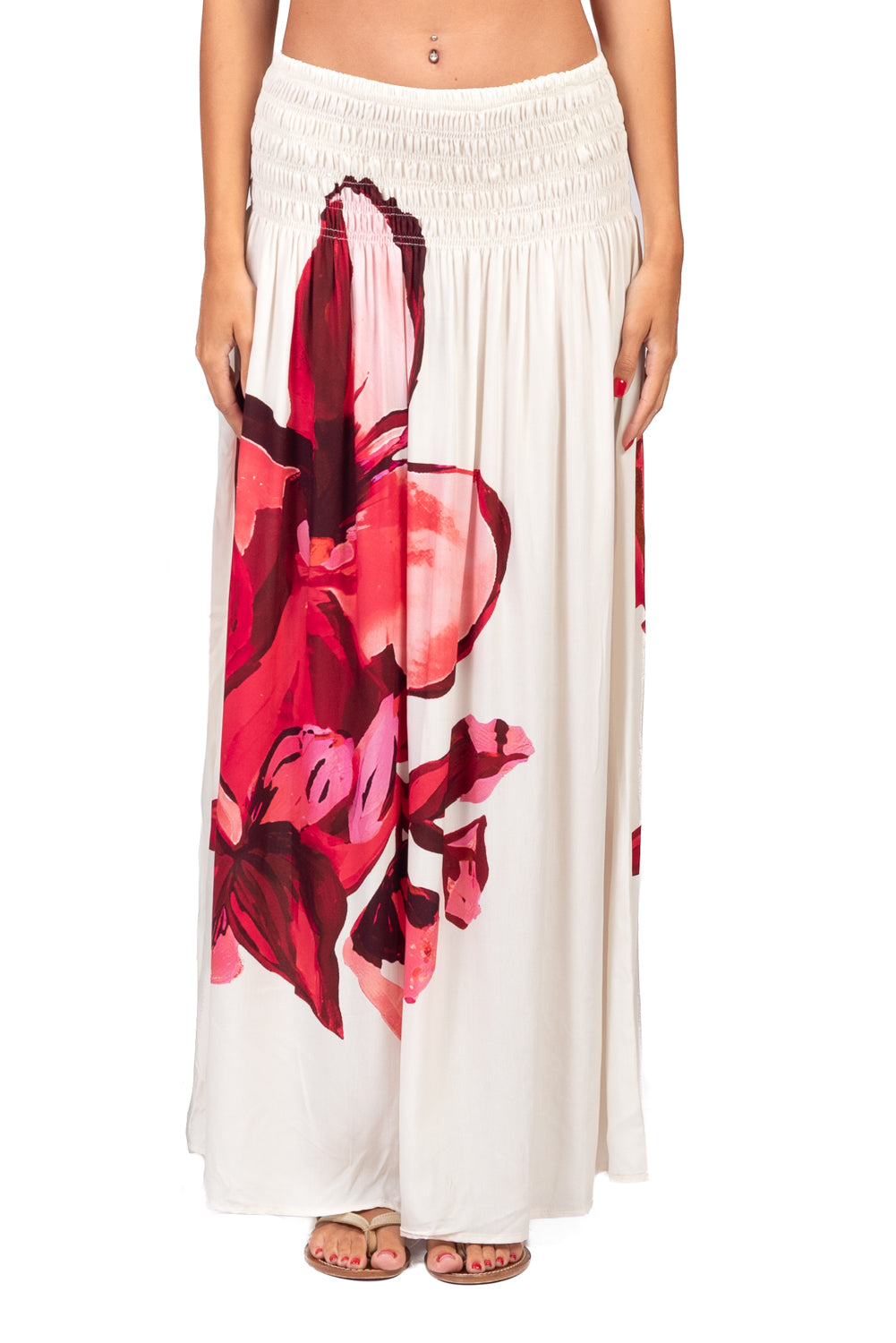 Tensione in - Gonna Lunga fantasia fiore Art. PE260518