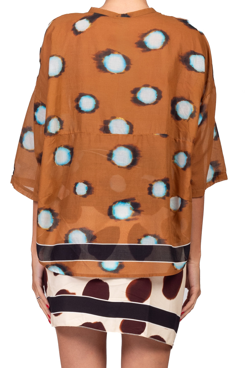 Tensione In - Camicia mussola fantasia Art. PE260444