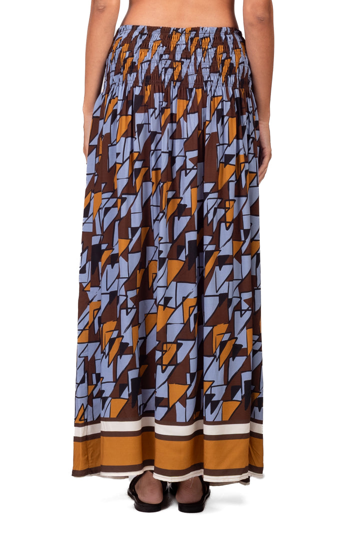 Tensione In - Gonna stampa geometrica con elastico Art. PE260555
