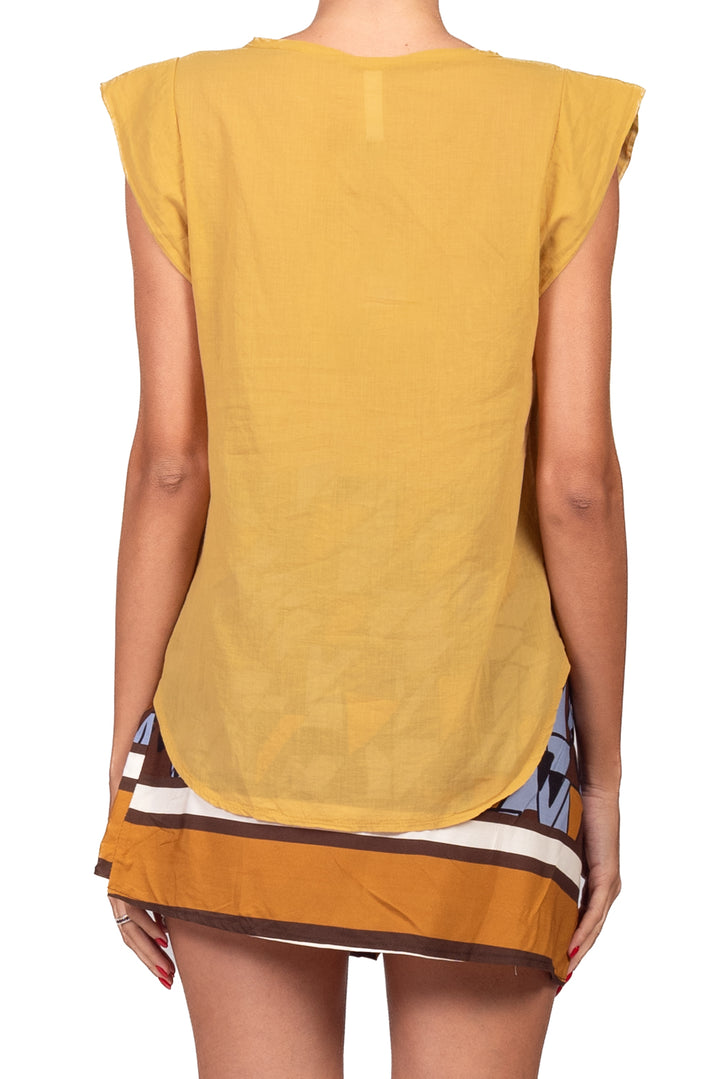 Tensione In - Camicia smanicata in mussola Art. H094C35R-PE26
