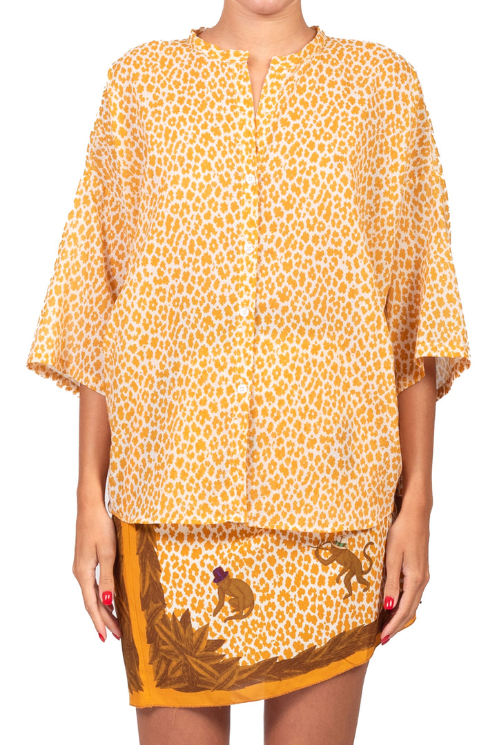 Tensione In - Camicia in mussola floreale  Art. PE260531