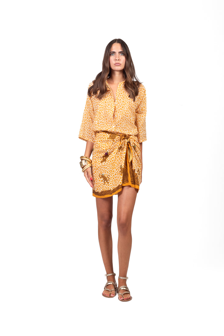 Tensione In - Camicia in mussola floreale  Art. PE260531