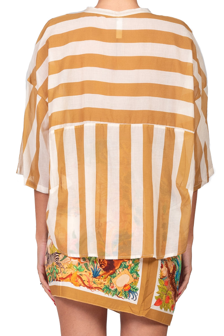 Tensione In - Camicia in mussola rigata Art. PE260525