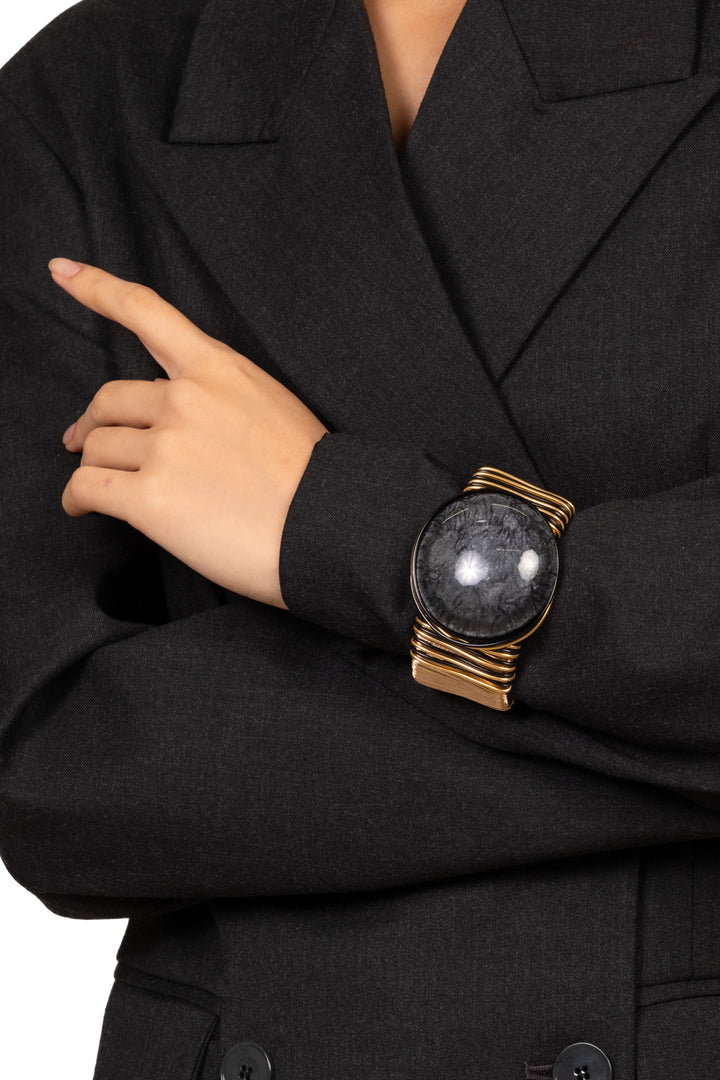 Upper - Bracciale con placca grande