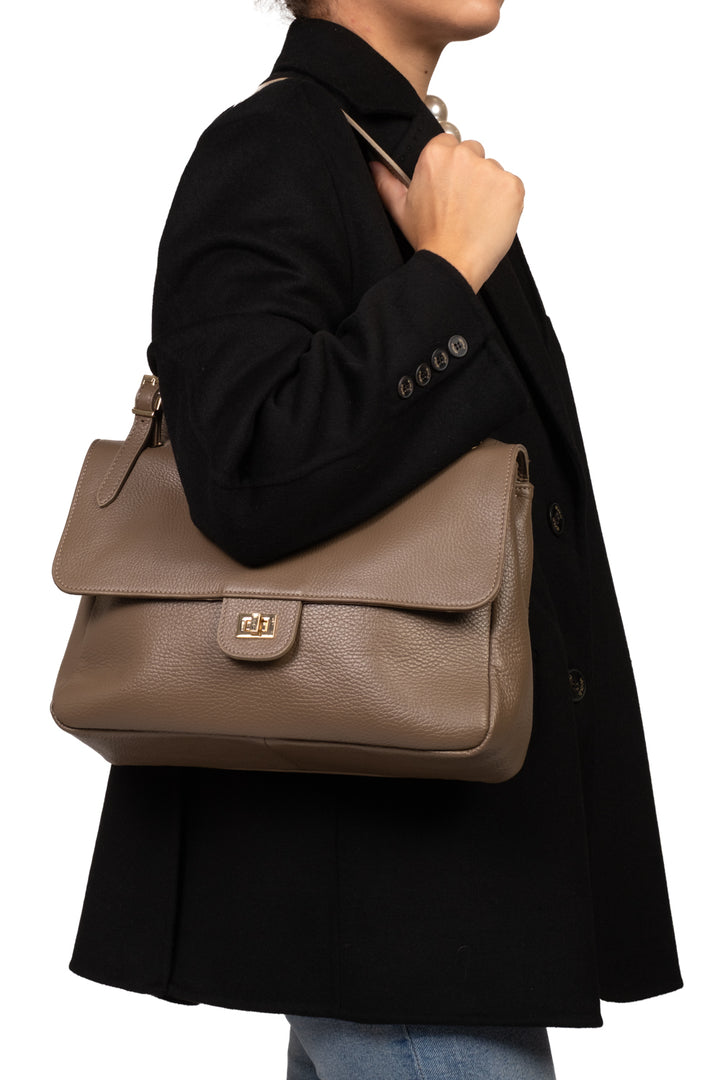 Upper - Borsa cartella mini con lucchetto