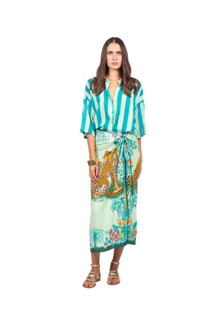 Tensione In - Camicia in mussola rigata Art. PE260525