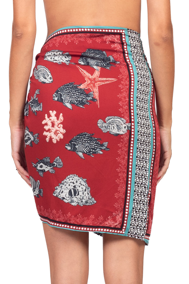 Tensione in - Gonna pareo midi fantasia  Art. 39997