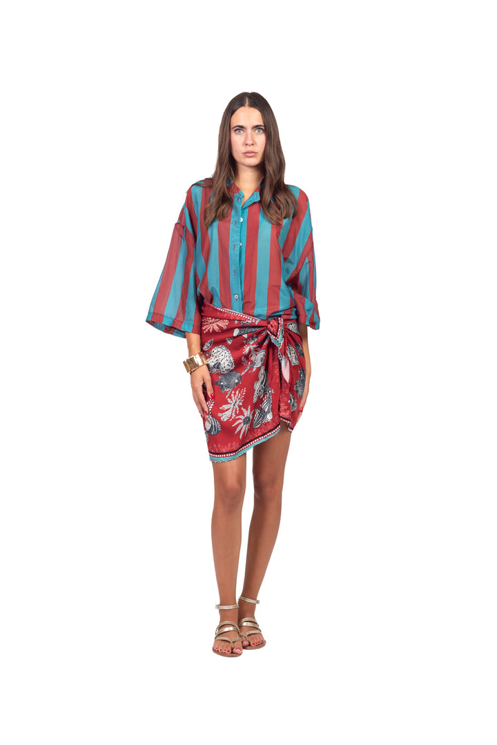 Tensione in - Gonna pareo midi fantasia  Art. 39997