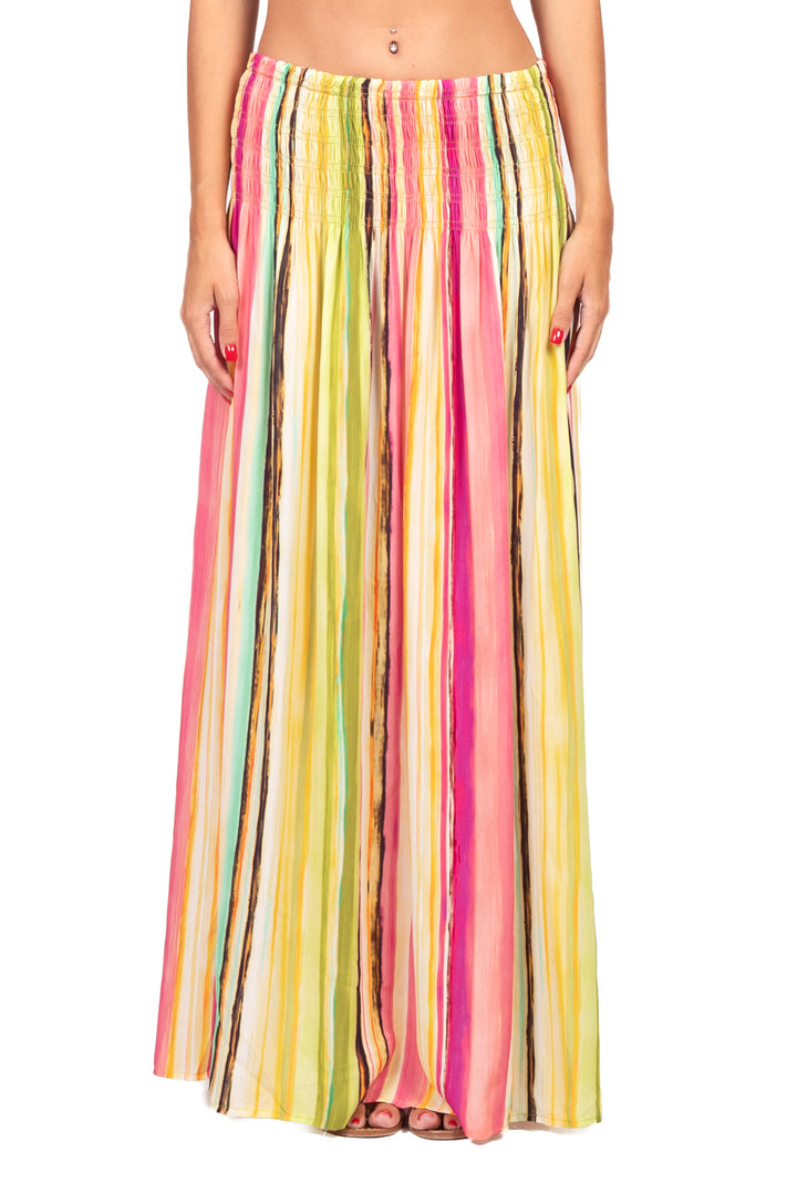 Tensione In - Gonna rigata con elastico Art. PE260513
