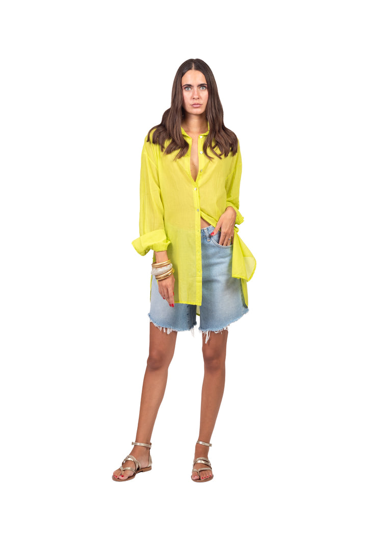 Tensione In - Camicia over con spacchetti Art. FA759C35R-PE26