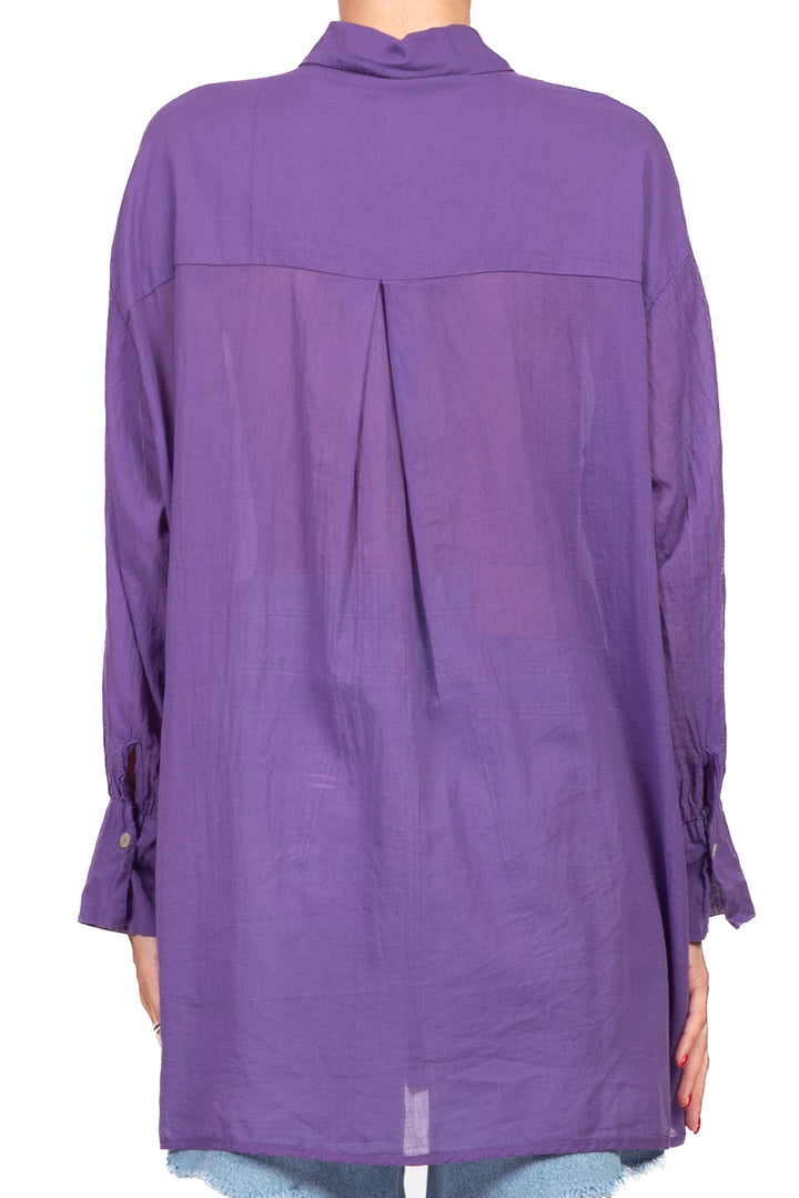 Tensione In - Camicia over con spacchetti Art. FA759C35R-PE26