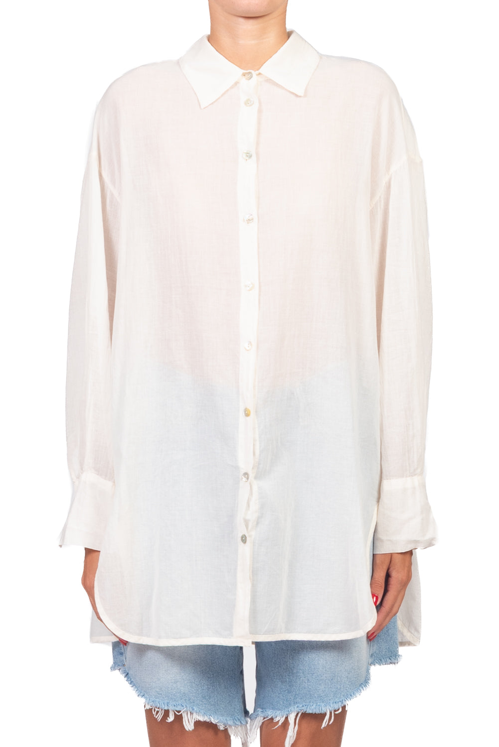 Tensione In - Camicia over con spacchetti Art. FA759C35R-PE26