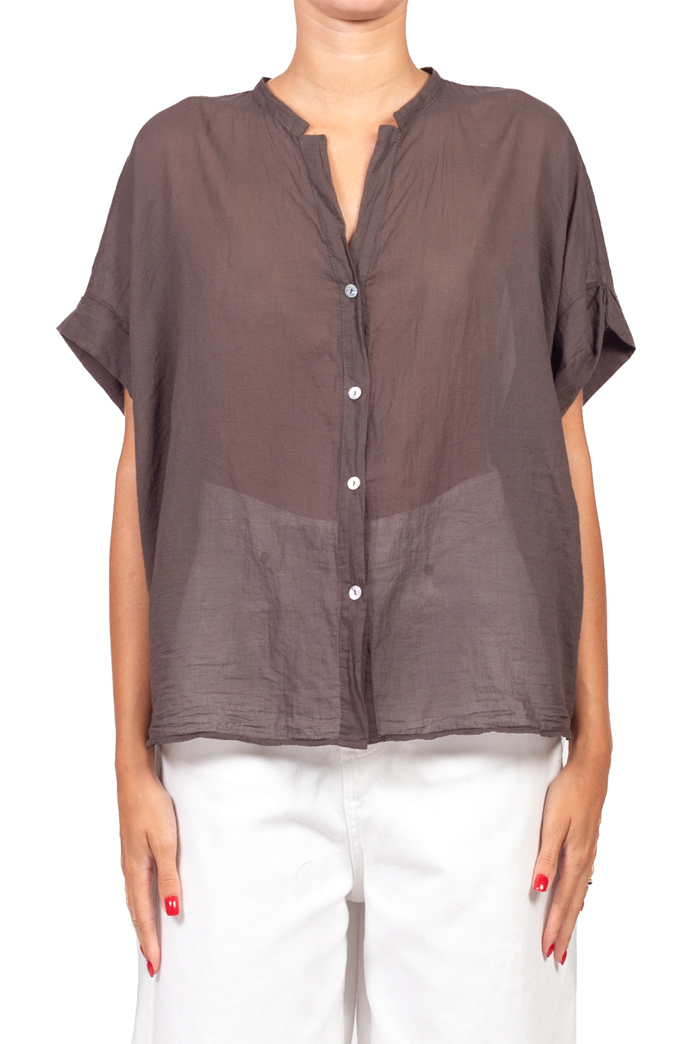 Tensione In - Camicia in mussola mezza manica Art. S26CL37