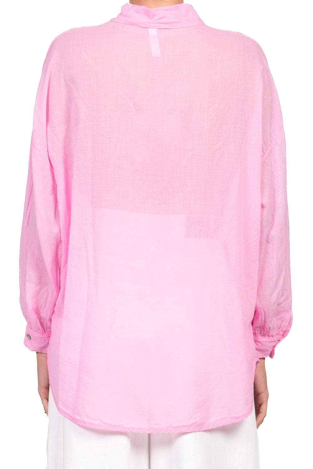 Tensione In - Camicia over in mussola con taschino Art. F8021C35R-PE26
