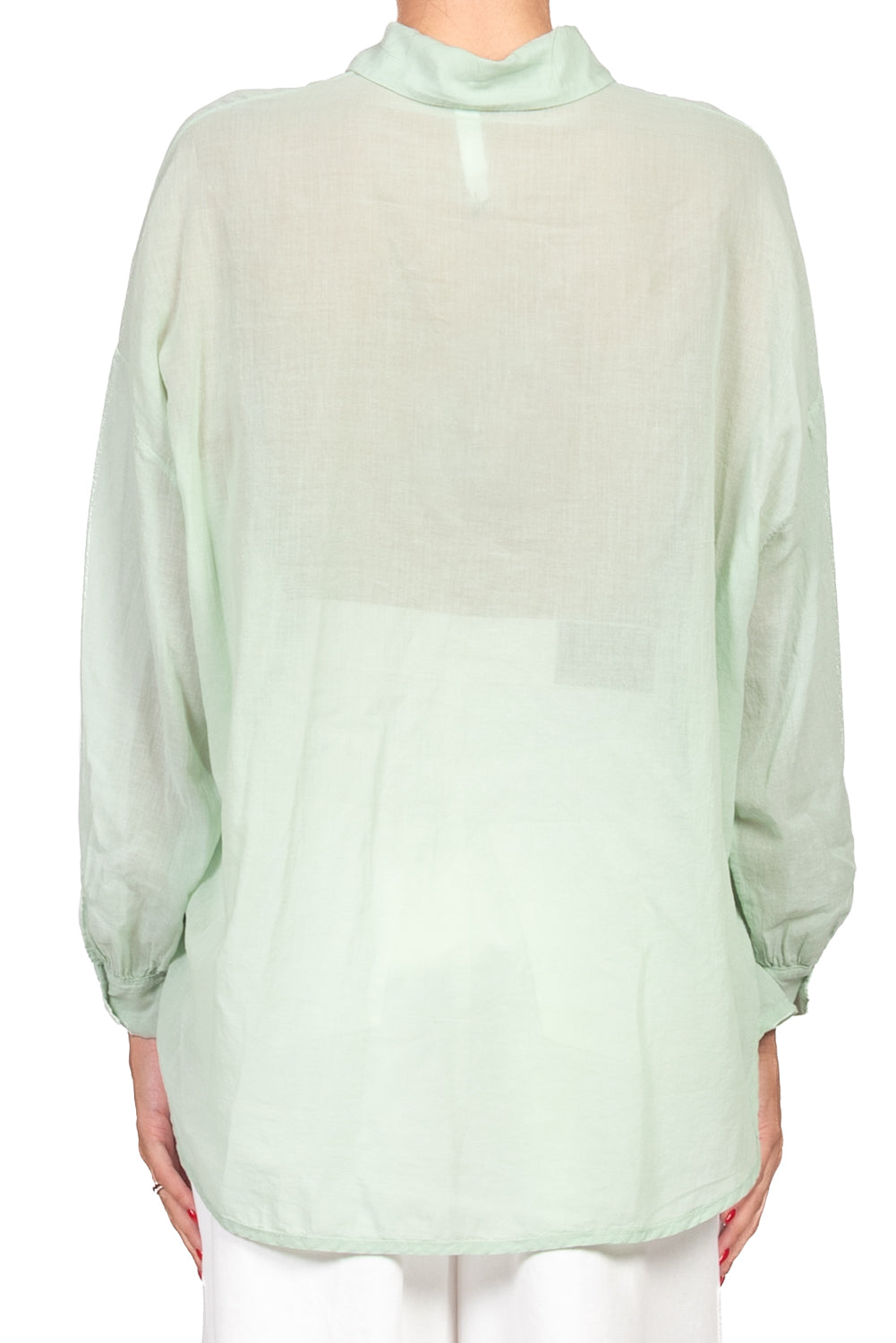 Tensione In - Camicia over in mussola con taschino Art. F8021C35R-PE26