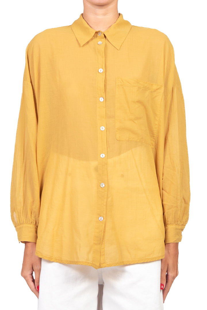 Tensione In - Camicia over in mussola con taschino Art. F8021C35R-PE26