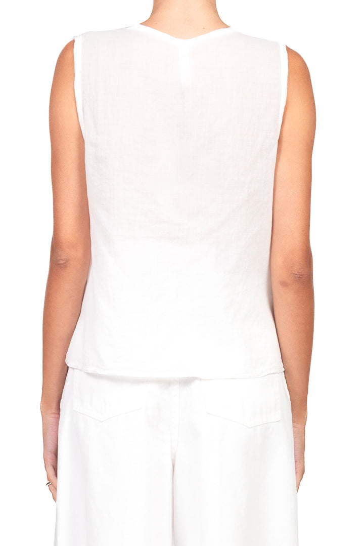 Tensione in - Camicia smanicata in mussola Art. F9140C35RPE26
