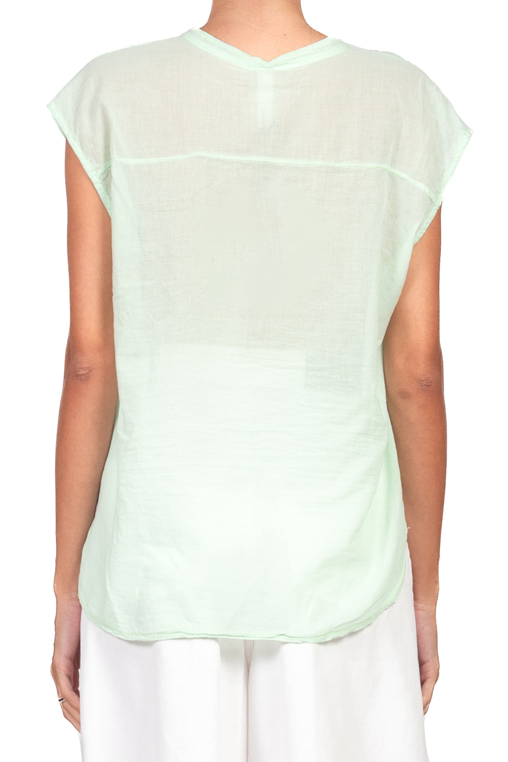 Tensione In - Camicia in mussola smanicata Art. S26CL38