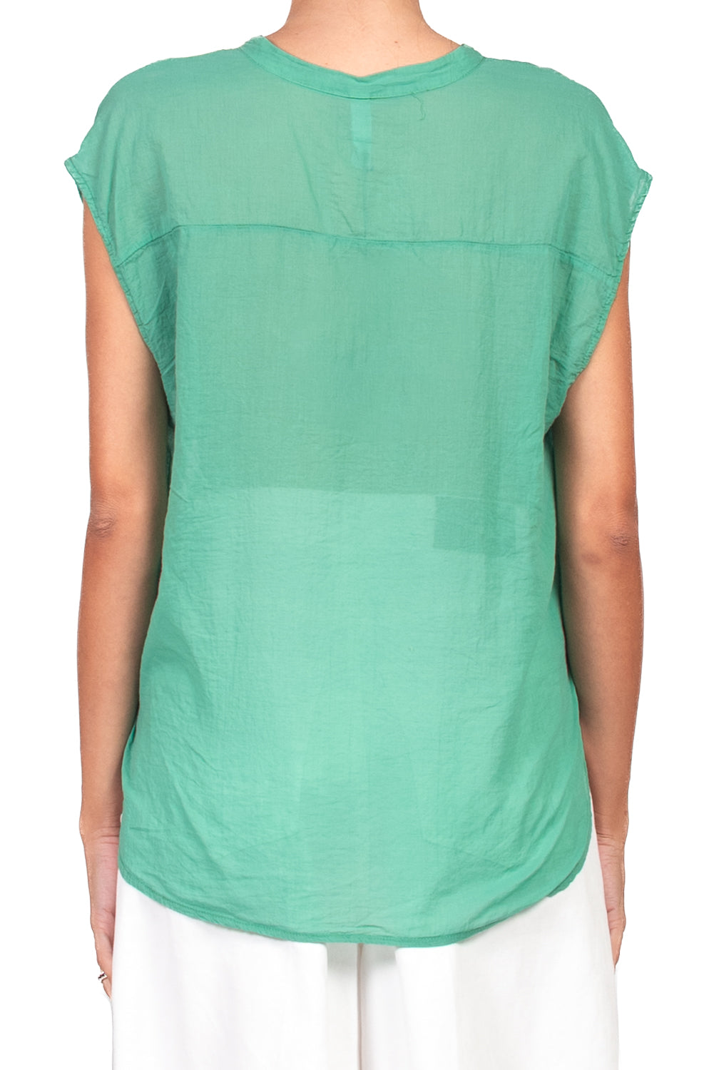 Tensione In - Camicia in mussola smanicata Art. S26CL38