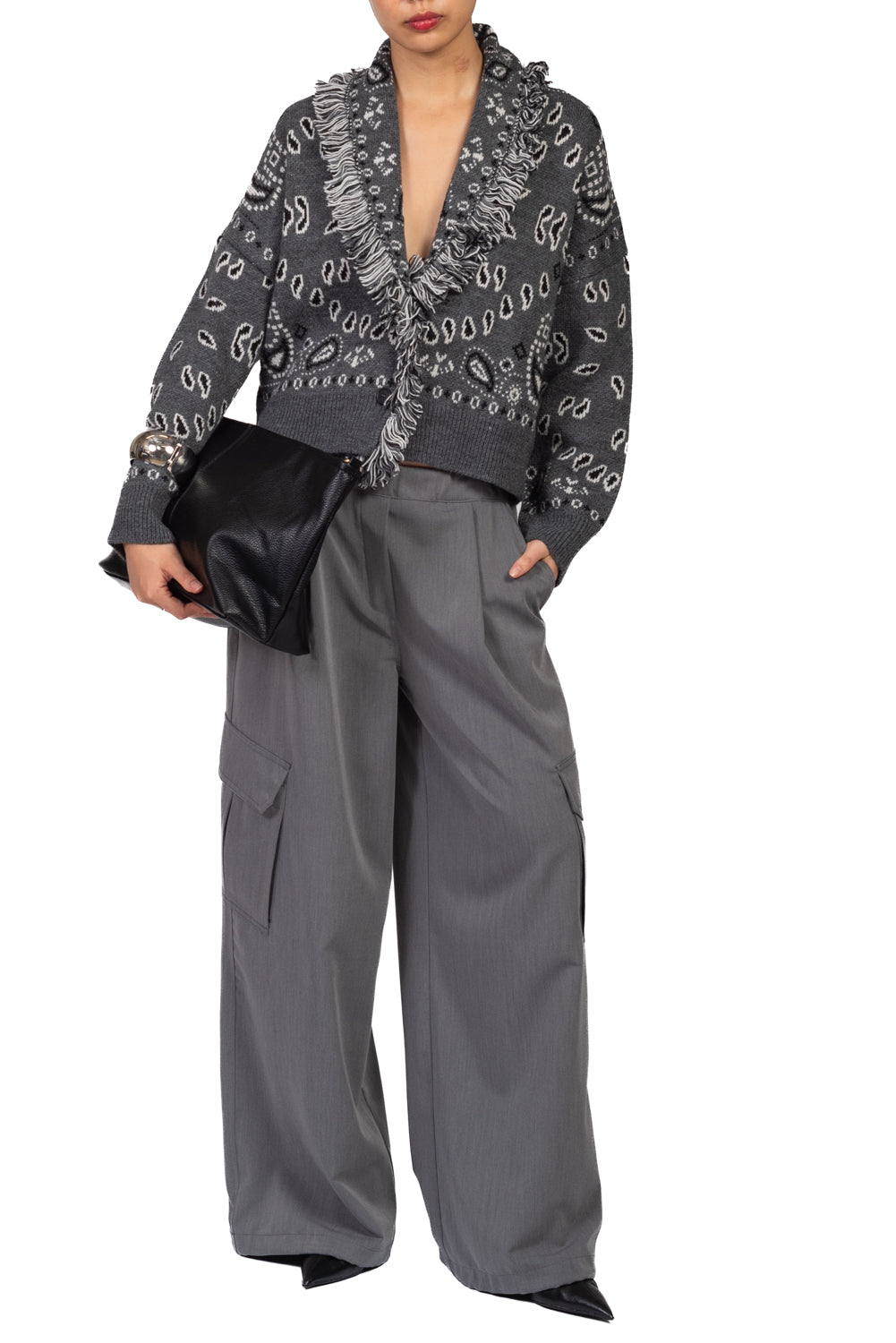 Vicolo - Pantalone cargo con elastico Art. TAC1352